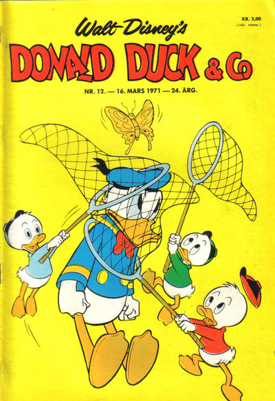 Cover for Donald Duck & Co (Hjemmet / Egmont, 1948 series) #12/1971
