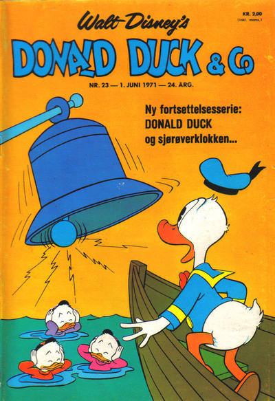 Cover for Donald Duck & Co (Hjemmet / Egmont, 1948 series) #23/1971