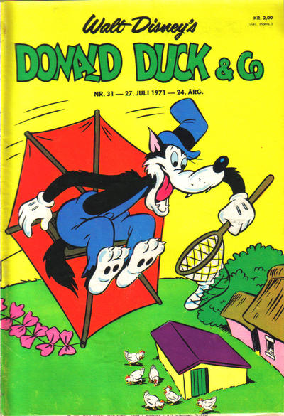 Cover for Donald Duck & Co (Hjemmet / Egmont, 1948 series) #31/1971