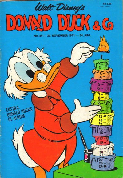 Cover for Donald Duck & Co (Hjemmet / Egmont, 1948 series) #49/1971