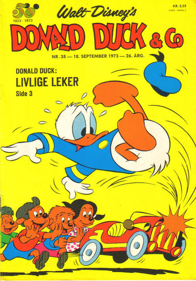 Cover for Donald Duck & Co (Hjemmet / Egmont, 1948 series) #38/1973