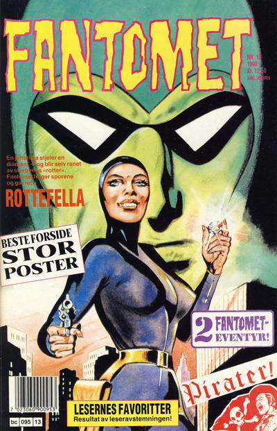 Cover for Fantomet (Semic, 1976 series) #13/1990