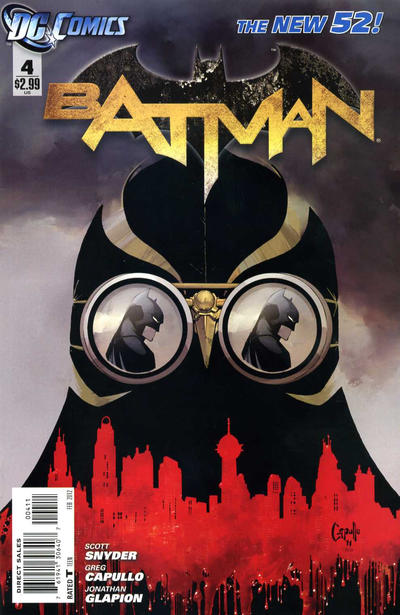 Cover for Batman (DC, 2011 series) #4 [Direct Sales]