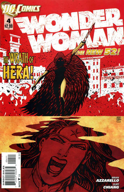 Cover for Wonder Woman (DC, 2011 series) #4 [Direct Sales]