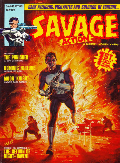 Cover for Savage Action (Marvel UK, 1980 series) #1