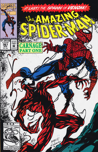 Cover for The Amazing Spider-Man (Marvel, 1963 series) #361 [Direct]