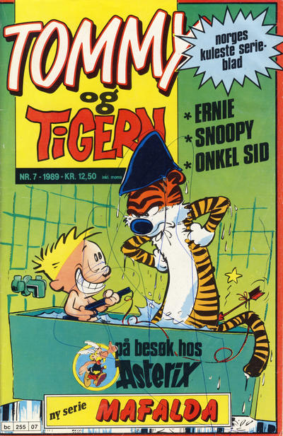 Cover for Tommy og Tigern (Bladkompaniet / Schibsted, 1989 series) #7/1989