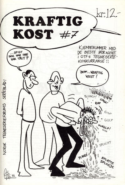 Cover for Kraftig kost (Norsk Tegneserieforum, 1985 series) #7