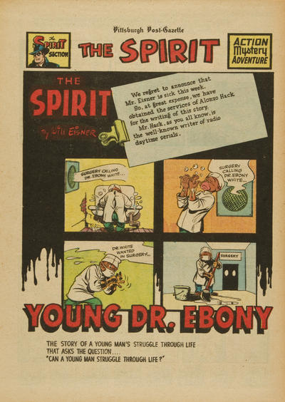 Cover for The Spirit (Register and Tribune Syndicate, 1940 series) #5/29/1949