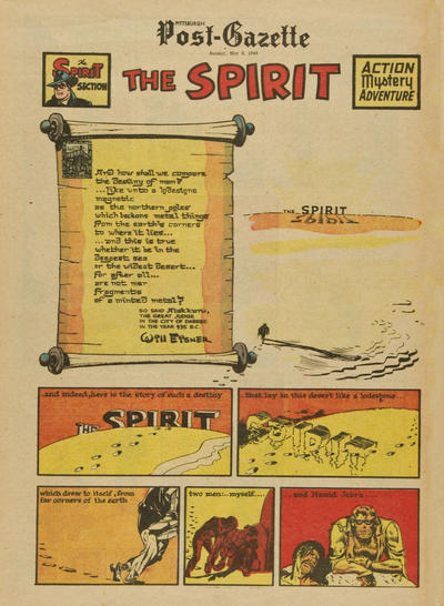 Cover for The Spirit (Register and Tribune Syndicate, 1940 series) #5/8/1949