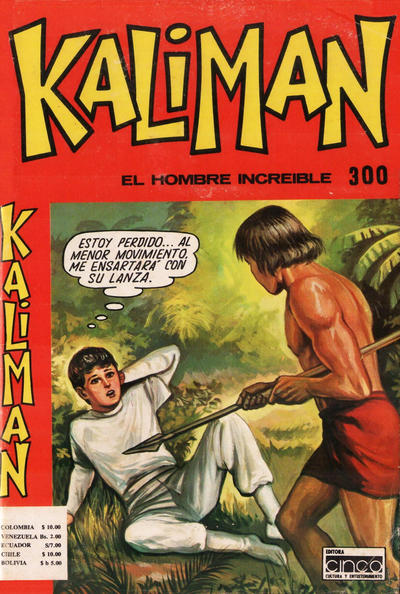 Cover for Kaliman (Editora Cinco, 1976 series) #300