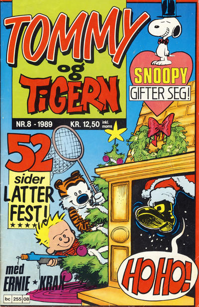 Cover for Tommy og Tigern (Bladkompaniet / Schibsted, 1989 series) #8/1989