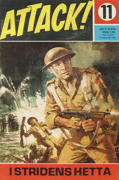 Cover for Attack (Semic, 1967 series) #11/1970