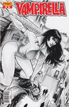 Cover Thumbnail for Vampirella (2010 series) #8 [Black and White Fabiano Neves Cover]