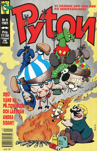 Cover for Pyton (Atlantic Förlags AB, 1990 series) #9/1991