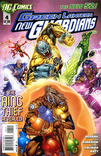 Cover Thumbnail for Green Lantern: New Guardians (DC, 2011 series) #4 [Direct Sales]