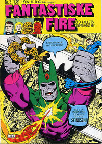 Cover Thumbnail for Fantastiske Fire (Atlantic Forlag, 1980 series) #3/1981
