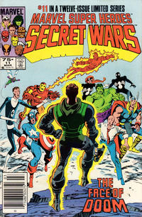 Cover Thumbnail for Marvel Super-Heroes Secret Wars (Marvel, 1984 series) #11 [Newsstand]