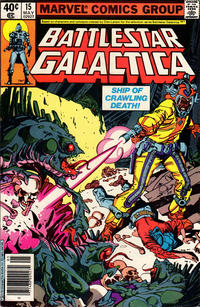 Cover Thumbnail for Battlestar Galactica (Marvel, 1979 series) #15 [Newsstand]
