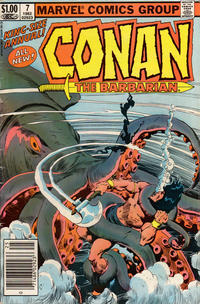 Cover for Conan Annual (Marvel, 1973 series) #7 [Newsstand]