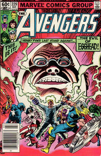 Cover Thumbnail for The Avengers (Marvel, 1963 series) #229 [Newsstand]