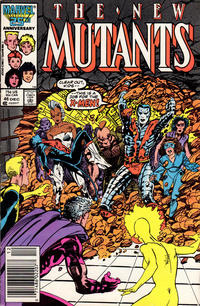 Cover Thumbnail for The New Mutants (Marvel, 1983 series) #46 [Newsstand]