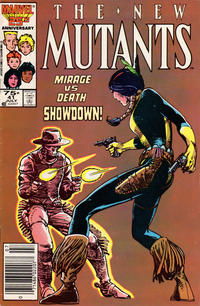Cover for The New Mutants (Marvel, 1983 series) #41 [Newsstand]
