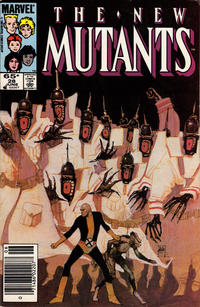 Cover Thumbnail for The New Mutants (Marvel, 1983 series) #28 [Newsstand]