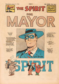 Cover for The Spirit (Register and Tribune Syndicate, 1940 series) #8/21/1949