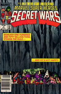 Cover Thumbnail for Marvel Super-Heroes Secret Wars (Marvel, 1984 series) #4 [Newsstand]