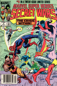 Cover Thumbnail for Marvel Super-Heroes Secret Wars (Marvel, 1984 series) #3 [Newsstand]