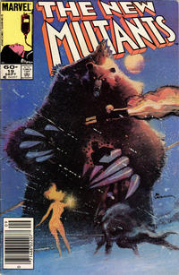 Cover for The New Mutants (Marvel, 1983 series) #19 [Newsstand]