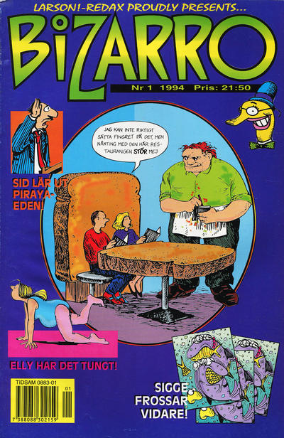 Cover for Bizarro (Atlantic Förlags AB, 1993 series) #1/1994