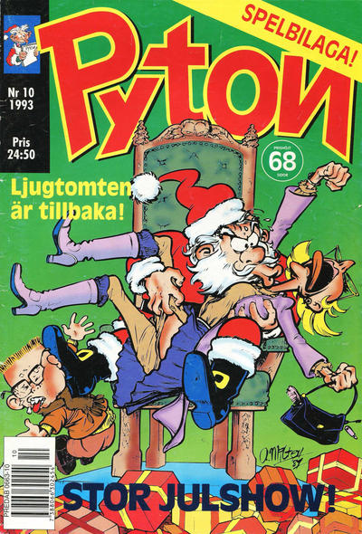 Cover for Pyton (Atlantic Förlags AB, 1990 series) #10/1993