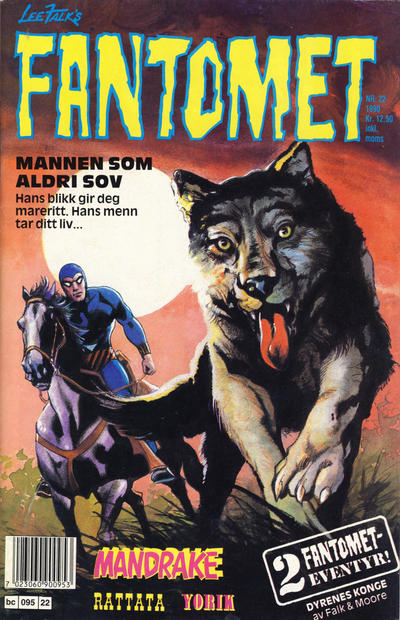 Cover for Fantomet (Semic, 1976 series) #22/1990