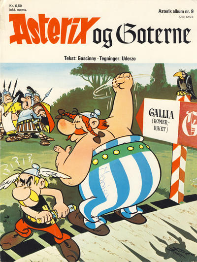 Cover for Asterix (Hjemmet / Egmont, 1969 series) #9 - Asterix og goterne [1. opplag]