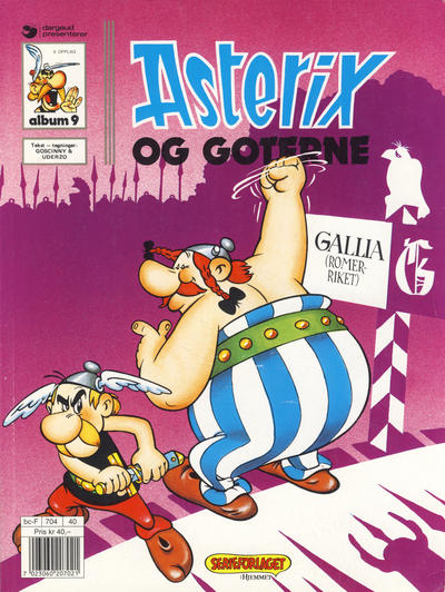 Cover for Asterix (Hjemmet / Egmont, 1969 series) #9 - Asterix og goterne [9. opplag [8. opplag]]