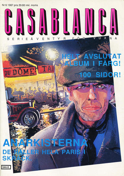 Cover for Casablanca (Epix, 1987 series) #6/1987