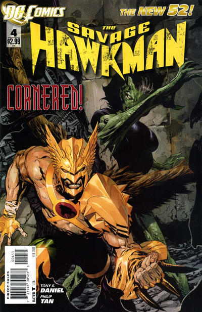 Cover for The Savage Hawkman (DC, 2011 series) #4