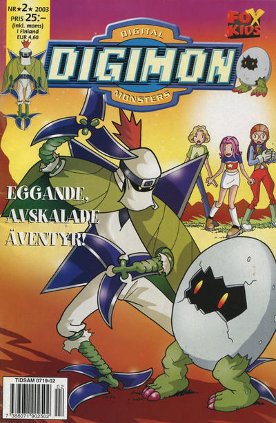 Cover for Digimon (Egmont, 2001 series) #2/2003