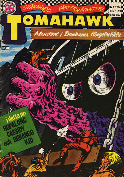 Cover for Tomahawk (Centerförlaget, 1951 series) #5/1966