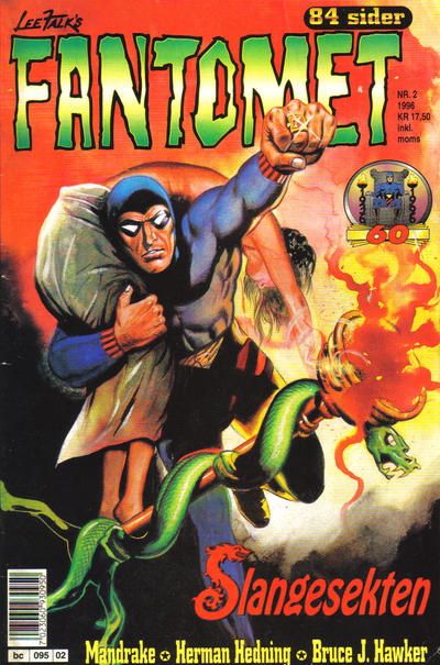 Cover for Fantomet (Semic, 1976 series) #2/1996
