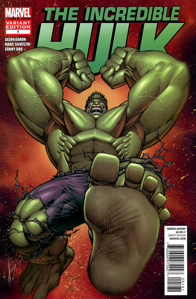 Cover for Incredible Hulk (Marvel, 2011 series) #1 [Dale Keown Variant]