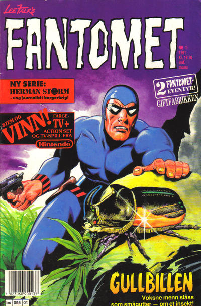 Cover for Fantomet (Semic, 1976 series) #1/1991