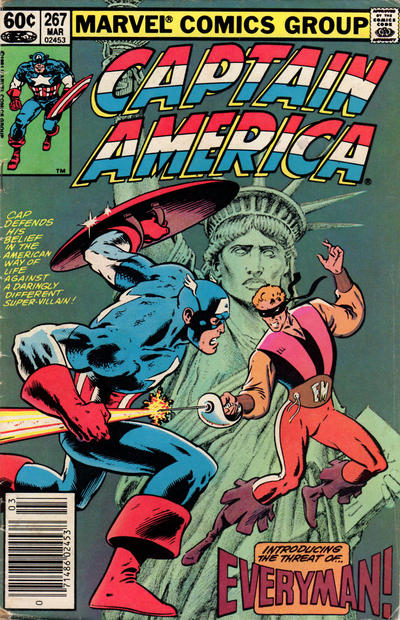 Cover for Captain America (Marvel, 1968 series) #267 [Newsstand]