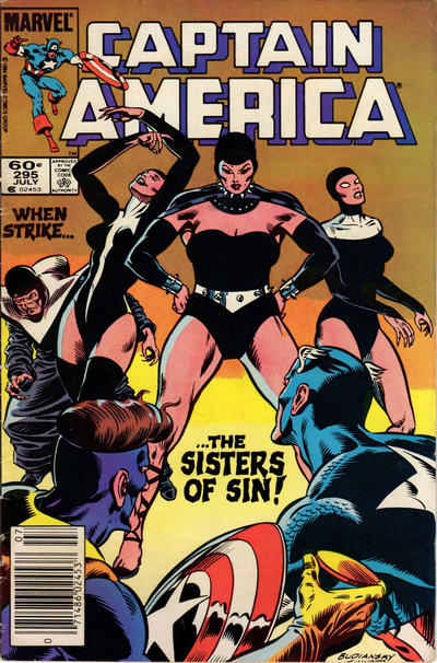 Cover for Captain America (Marvel, 1968 series) #295 [Newsstand]