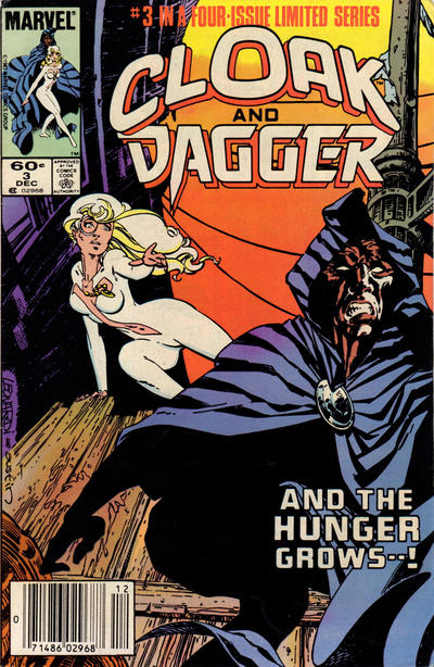 Cover for Cloak and Dagger (Marvel, 1983 series) #3 [Newsstand]