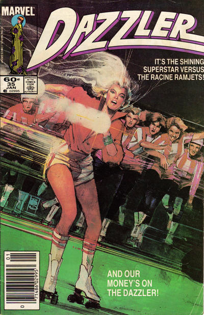 Cover for Dazzler (Marvel, 1981 series) #35 [Newsstand]
