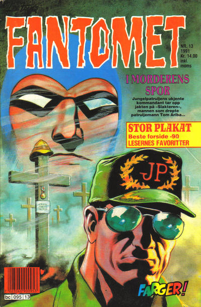 Cover for Fantomet (Semic, 1976 series) #13/1991