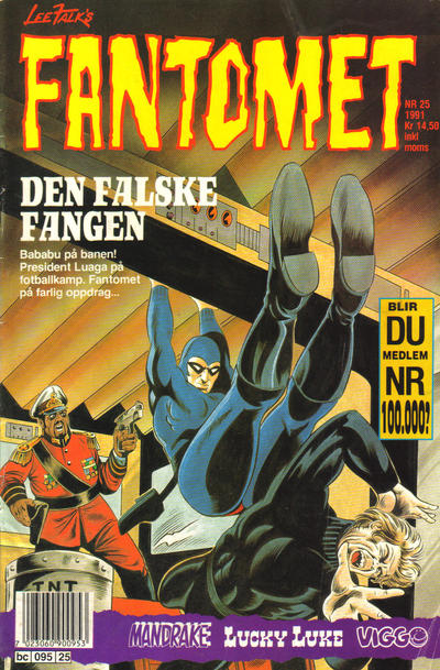 Cover for Fantomet (Semic, 1976 series) #25/1991